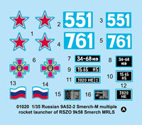 1/35 Trumpeter Russian 9A52-2 Smerch-M - 1020 - MPM Hobbies