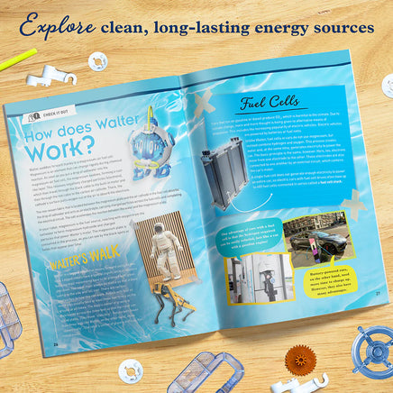 Thames & Kosmos Saltwater Fuel Cell Robot STEM Experiment Kit 550065