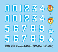 1/35 Trumpeter Russian T-62 Mod.1975 (Mod.1962+KTD2) - 1551
