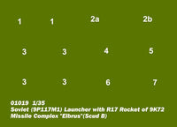1/35 Trumpeter Soviet Union "Scud" - B Ballistic Missiles - 1019