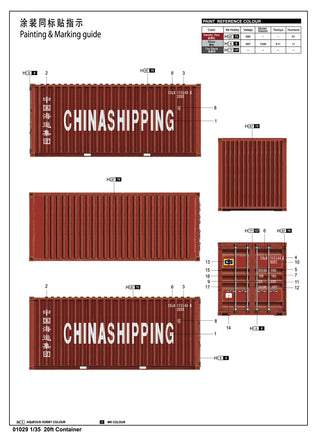 1/35 Trumpeter 20ft Container - 1029