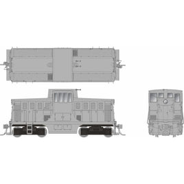 HO Rapido GE 44 Tonner (DC/Silent): Undecorated Phase Ib Body