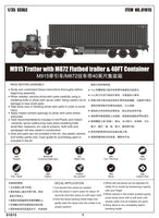 1/35 Trumpeter M915 Tractor with M872 Flatbed trailer & 40FT Container - 1015 - MPM Hobbies