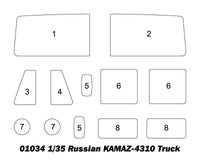 1/35 Trumpeter Russian KAMAZ-4310 Truck - 1034 - MPM Hobbies