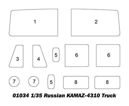 1/35 Trumpeter Russian KAMAZ-4310 Truck - 1034 - MPM Hobbies