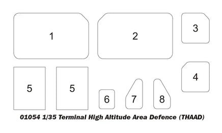 1/35 Trumpeter Terminal High Altitude Area Defence (THAAD) - 1054 - MPM Hobbies