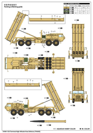 1/35 Trumpeter Terminal High Altitude Area Defence (THAAD) - 1054 - MPM Hobbies