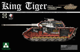 1/35 Takom WWII German Heavy Tank Sd.Kfz.182 King Tiger Porsche Turret w/Zimmerit and interior 2046