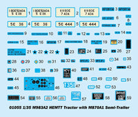 1/35 Trumpeter M983A2 HEMTT Tractor with M870A1 Semi-Trailer - 1055 - MPM Hobbies