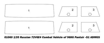 1/35 Trumpeter Russian 72V6E4 Combat Vehicle of 96K6 Pantsir -S1 ADMGS - 1060