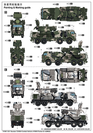 1/35 Trumpeter Russian 72V6E4 Combat Vehicle of 96K6 Pantsir -S1 ADMGS - 1060