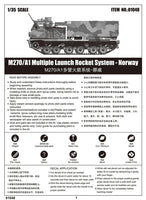 1/35 Trumpeter M270/A1 Multiple Launch Rocket System - Norway - 1048 - MPM Hobbies