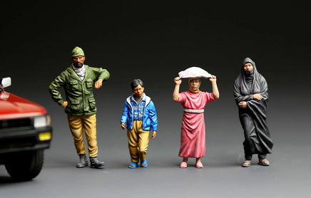 1/35 Meng Middle Easterners Figure Set of 4 - HS001 - MPM Hobbies