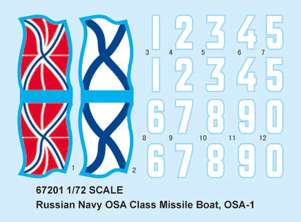 1/72 I Love Kit Russian Navy OSA Class Missile Boat, OSA-1 - MPM Hobbies