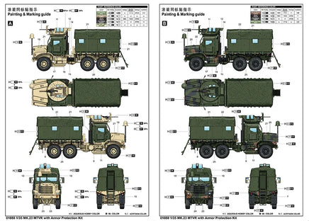 1/35 Trumpeter MK.23 MTVR with Armor Protection Kit - 1080 - MPM Hobbies