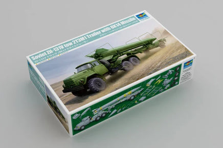 1/35 Trumpeter Soviet Zil-131V tow 2T3M1 Trailer with 8K14 Missil - 1081 - MPM Hobbies