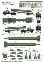 1/35 Trumpeter Soviet Zil-131V tow 2T3M1 Trailer with 8K14 Missil - 1081 - MPM Hobbies