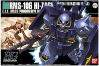 1/144 Bandai HGUC #55 RMS-106 Hi-Zack (EFSF Version) "Zeta Gundam" Model Kit - 137768