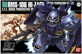 1/144 Bandai HGUC #55 RMS-106 Hi-Zack (EFSF Version) "Zeta Gundam" Model Kit - 137768