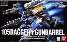 1/144 Bandai HGSEED MSV #6 105 Dagger + GunBarrel "Gundam SEED" Model Kit - 129451