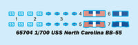 1/700 I Love Kit Top Grade North Carolina BB-55 - MPM Hobbies