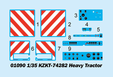 1/35 Trumpeter KZKT-74282 Heavy Tractor - 1090 - MPM Hobbies