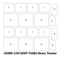 1/35 Trumpeter KZKT-74282 Heavy Tractor - 1090 - MPM Hobbies