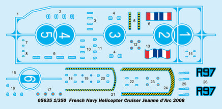 1/350 Trumpeter French Navy Helicopter Cruiser Jeanne d’Arc 2008 05635