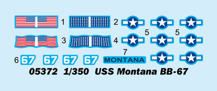 1/350 Trumpeter USS Montana BB-67 05372