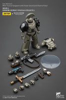 1/18 Iron Warriors MKVI Tactical Sergeant with Power Sword and Plasma Pistol