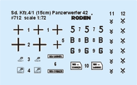 1/72 Roden Sd.Kfz.4/1 Panzerwerfer 42 - 712 - MPM Hobbies