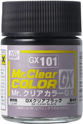 Mr. Hobby Clear Black 18ml - GX101 - MPM Hobbies