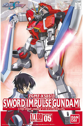 1/100 Bandai SEED Destiny #5 Sword Impulse Gundam Action Figure Model Kit - 11321313