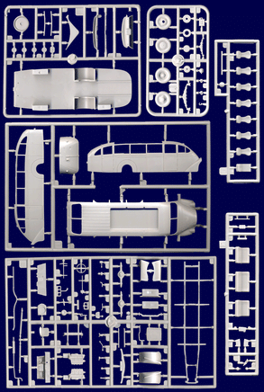1/72 Roden Opel Blitzbus Ludewig Late WWII service - 728