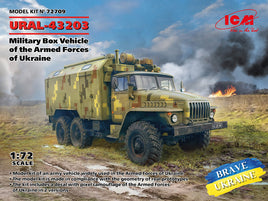 1/72 ICM URAL-43203 Military Box Vehicle Ukraine 72709