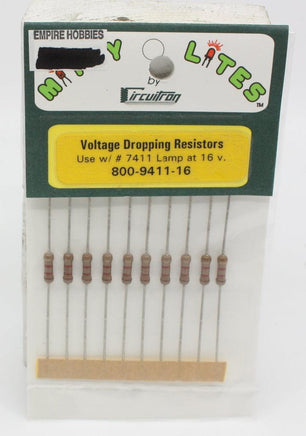 800-9411-16 Resistors for 16v 10pk - MPM Hobbies