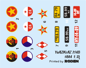 1/35 Roden KrAZ-214B - 804 - MPM Hobbies