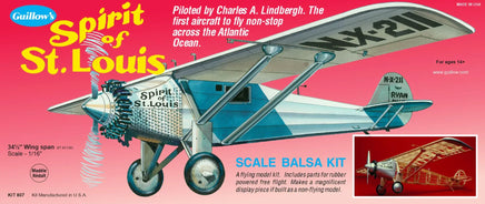 Guillows Kits Spirit of St. Louis - MPM Hobbies