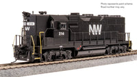 HO Broadway Ltd EMD GP35, N&W 214, Black w/ White, High Hood, No-Sound / DCC-Ready - MPM Hobbies