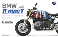 1/9 Meng BMW R nineT Option 719 Mars Red/Cosmic Blue (Pre-Colored Edition) - MT003T