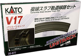 N Kato V17 Concrete Slab Double Track Oval Set 20877 - MPM Hobbies