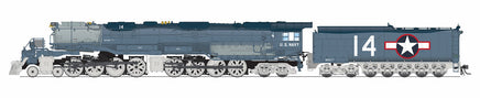 HO Broadway Ltd UP Big Boy 4-8-8-4, #14, US Navy Fantasy Paint, No-Sound / DCC-Ready