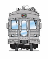 HO Broadway Ltd Union Pacific Business Car #101, Painted Primer Gray, Black Trucks 9596