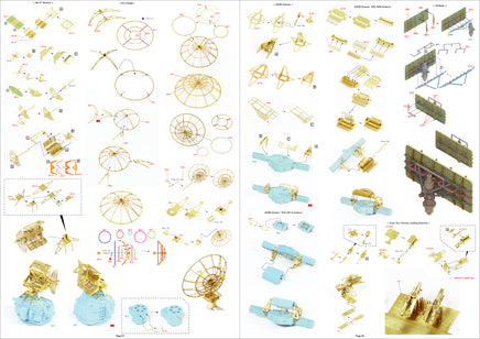 1/350 Pontos Model USS BB-59 Massachusetts 1945 Detail up set (Teak Tone) 37037FN