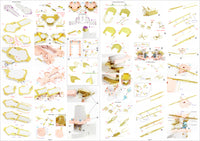 1/350 Pontos Model USS BB-59 Massachusetts 1945 Detail up set (Teak Tone) 37037FN