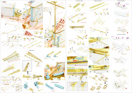 1/350 Pontos Model USS BB-59 Massachusetts 1945 Detail up set (Teak Tone) 37037FN