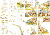 1/350 Pontos Model USS BB-59 Massachusetts 1945 Detail up set (Teak Tone) 37037FN