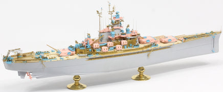 1/350 Pontos Model USS BB-59 Massachusetts 1945 Detail up set (Teak Tone) 37037FN