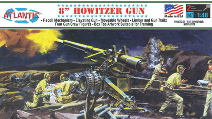 1/48 Atlantis Models 8" Howitzer Gun - 307