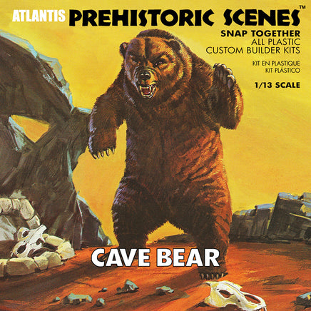 1/13 Atlantis Models Prehistoric Scenes Cave Bear - 738